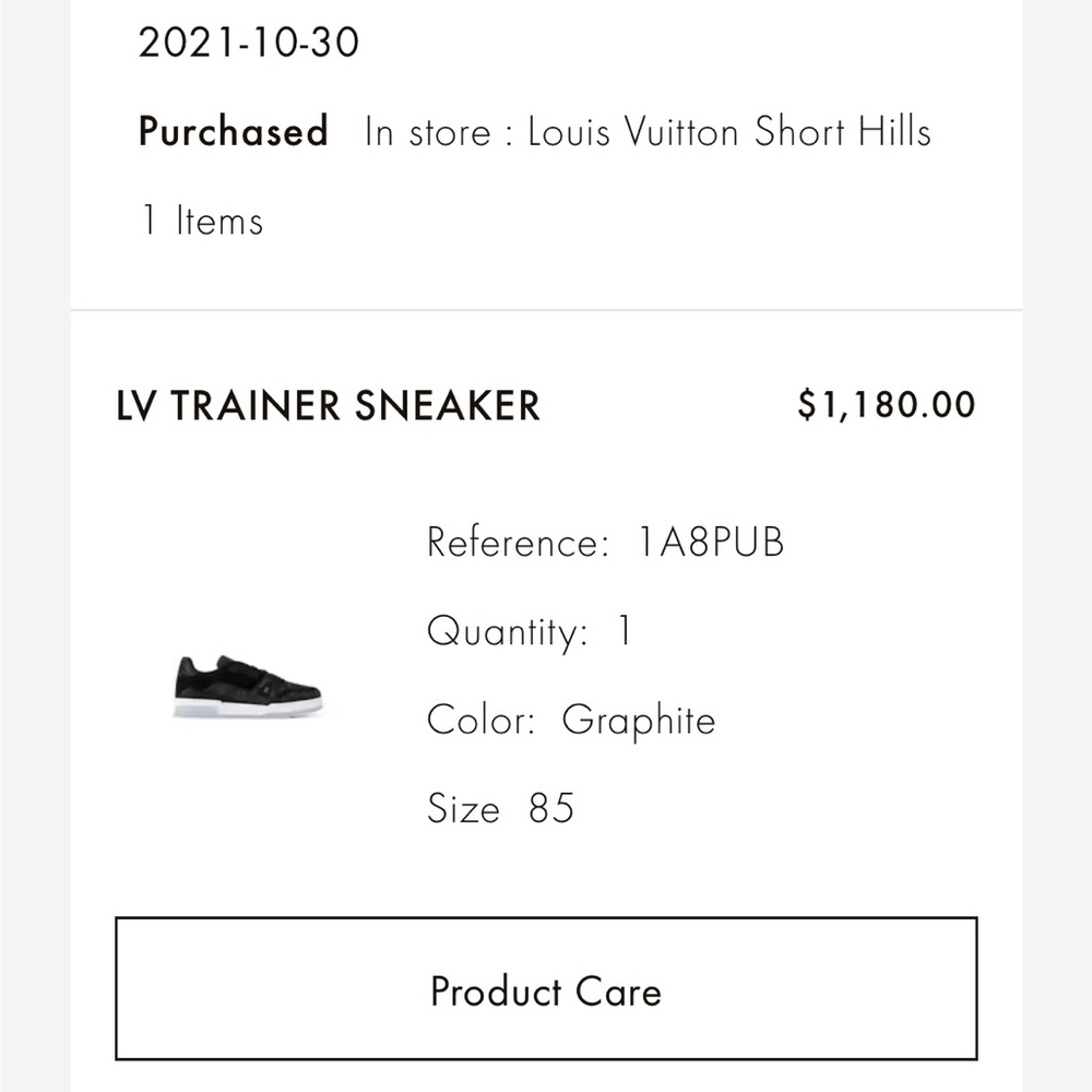 Louis Vuitton Black Monogram LV Trainer Sneaker - Picture 3 of 7